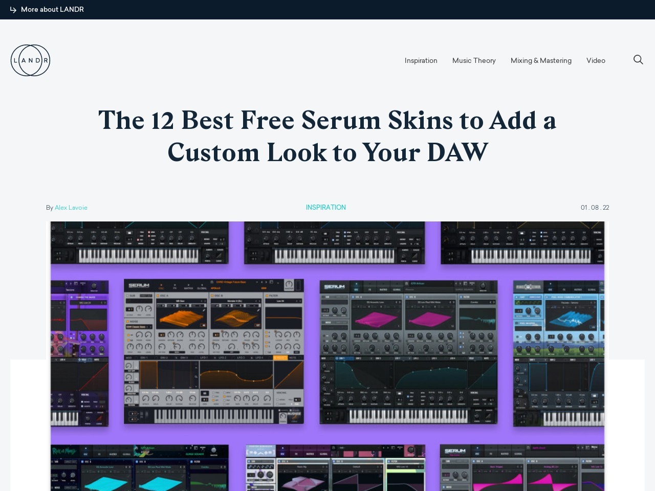 The 12 Best Free Serum Skins to Add a Custom Look to Your DAW