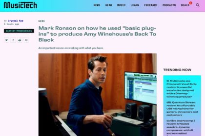 Mark Ronson on how he used “basic plug-ins” to produce Amy Winehouse’s Back To Black | MusicTech