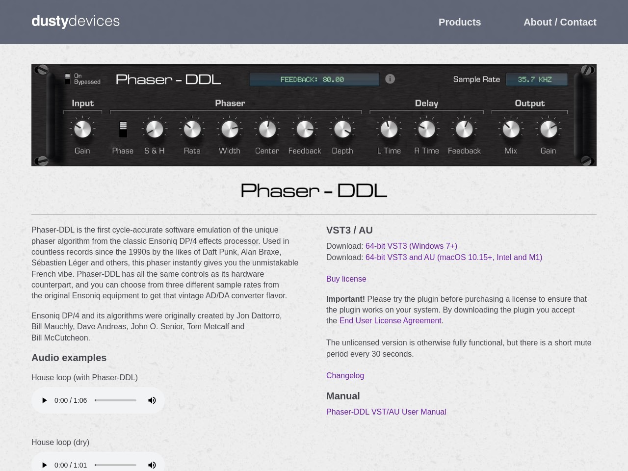 Phaser-DDL - Dusty Devices