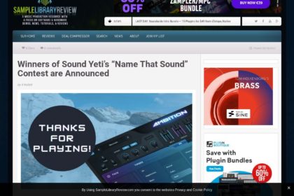 Winners of Sound Yeti's "Name That Sound" Contest are Announced - Sample Library Review