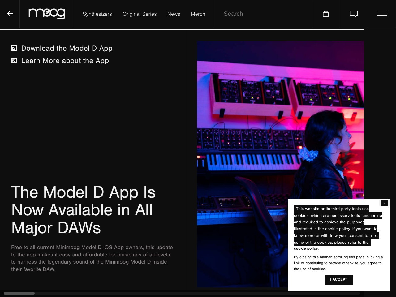 The Model D App Is Now Available for macOS | Moog