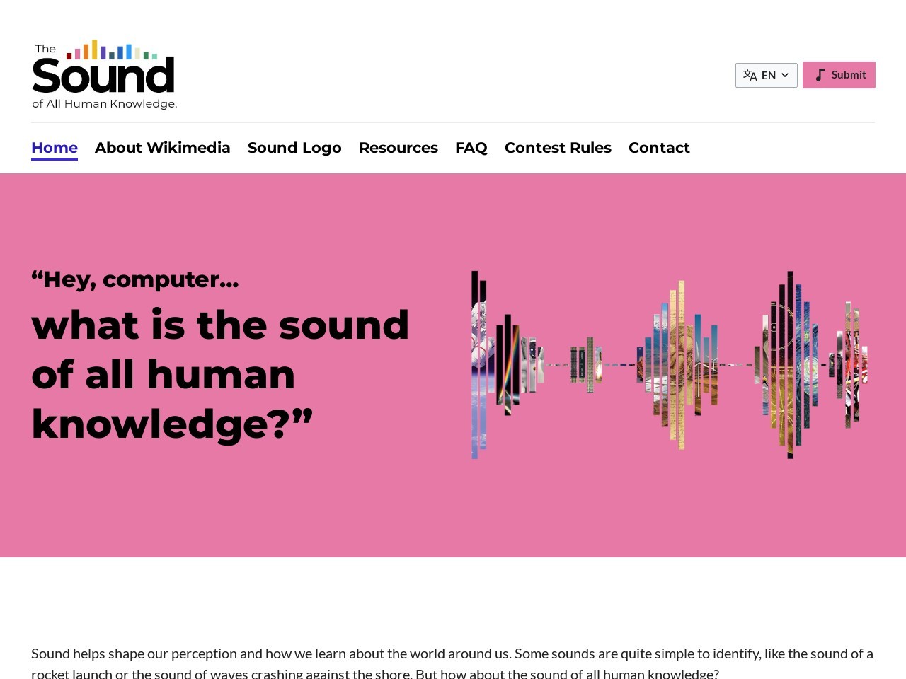 Wikimedia Sound Logo - The Sound of All Human Knowledge