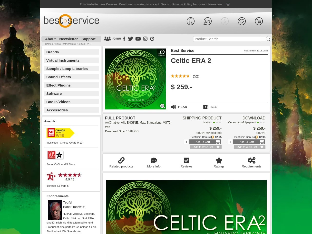 Celtic ERA 2 | Best Service | bestservice.com