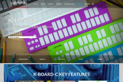 K-Board USB MIDI Mini Keyboard Controller for Synthesizer | Keith McMillen Instruments