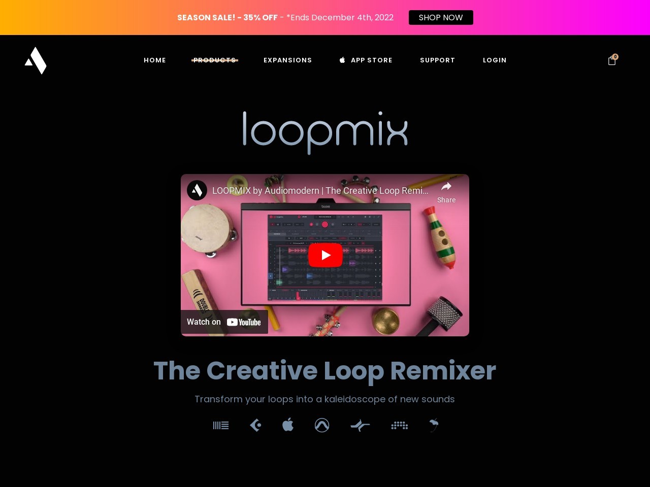 Loopmix by Audiomodern | The Creative Loop Remixer