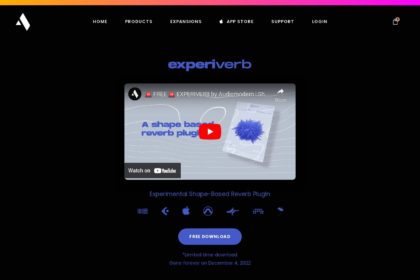 Experiverb by Audiomodern | FREE Shape Based Reverb Plugin
