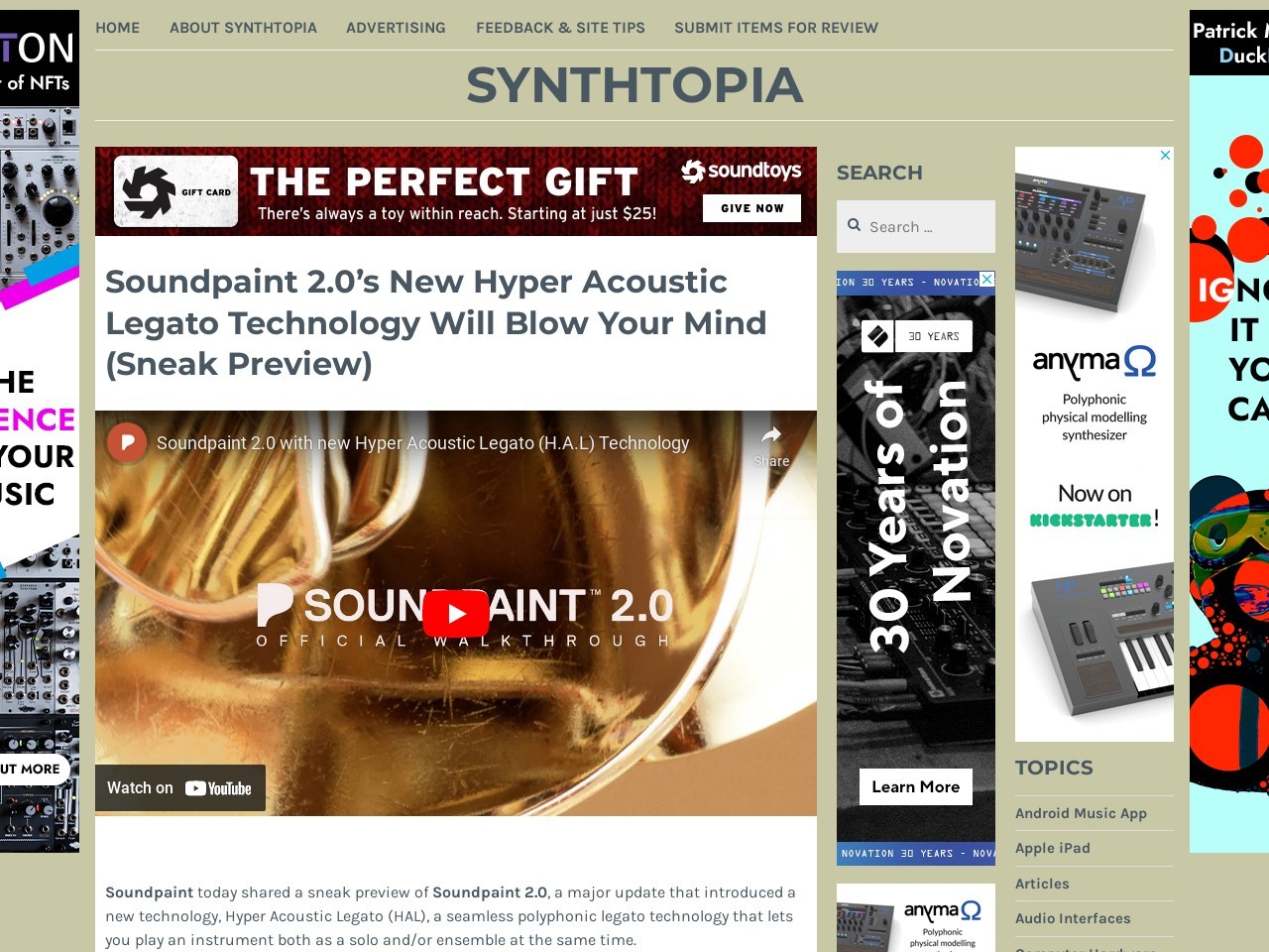 Soundpaint 2.0’s New Hyper Acoustic Legato Technology Will Blow Your Mind (Sneak Preview) – Synthtopia