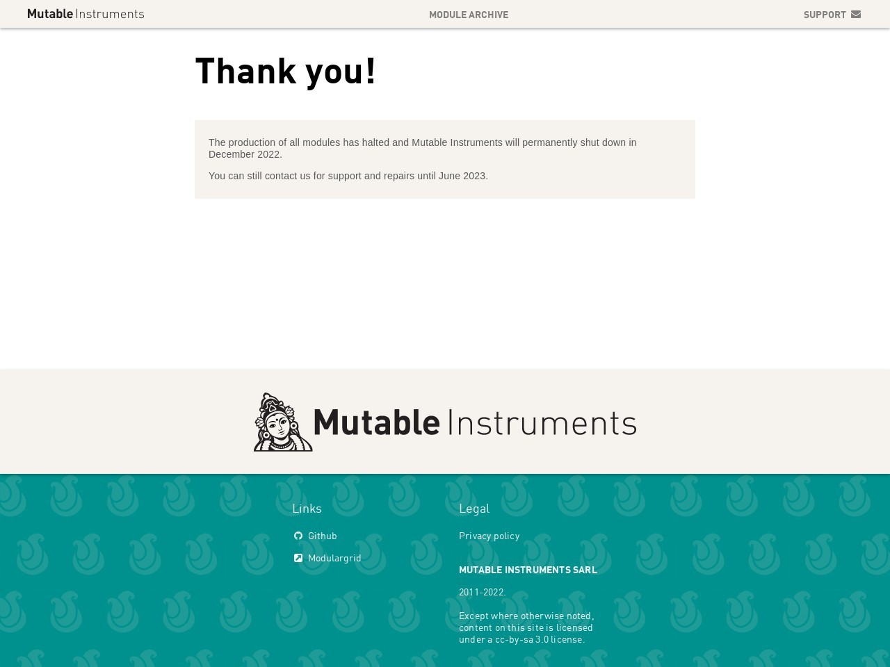 Mutable Instruments | Home