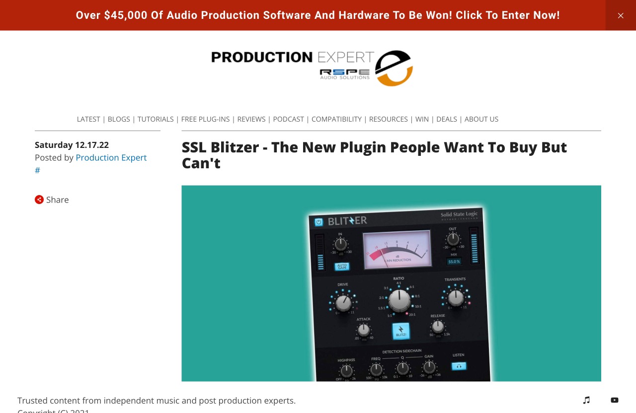 SSL Blitzer - The New Plugin People Want To Buy But Can't | Production Expert
