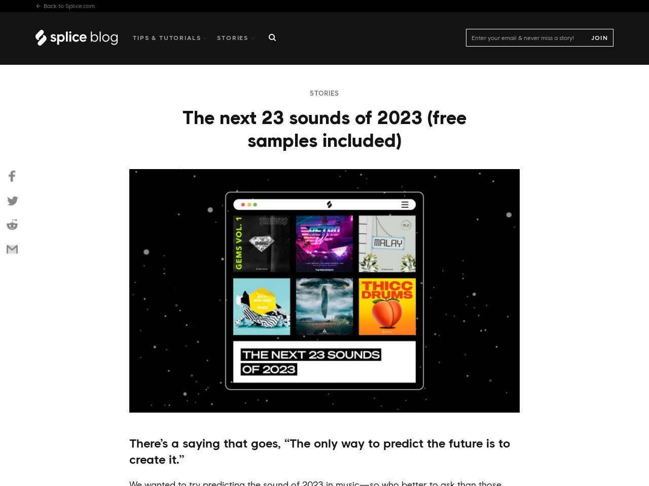 The next 23 sounds of 2023 (free samples included) - Blog | Splice