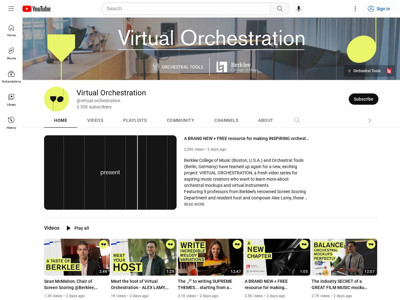 Virtual Orchestration - YouTube