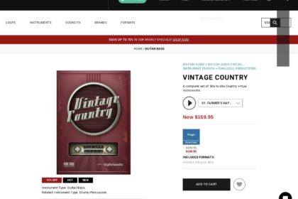 Big Fish Audio - Vintage Country - A complete set of 50s to 60s Country virtual instruments