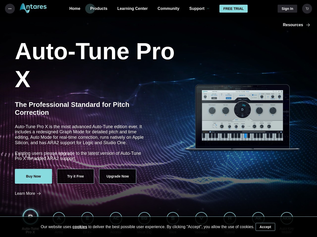 Pitch Correction Software | Auto-Tune Pro | Antares Tech