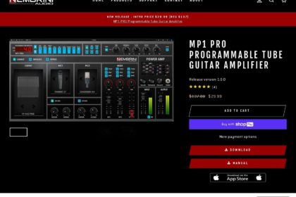 MP1 Pro Programmable Tube Guitar Amplifier – Nembrini Audio