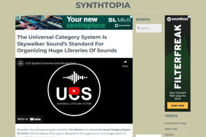 The Universal Category System Is Skywalker Sound’s Standard For Organizing Huge Libraries Of Sounds – Synthtopia