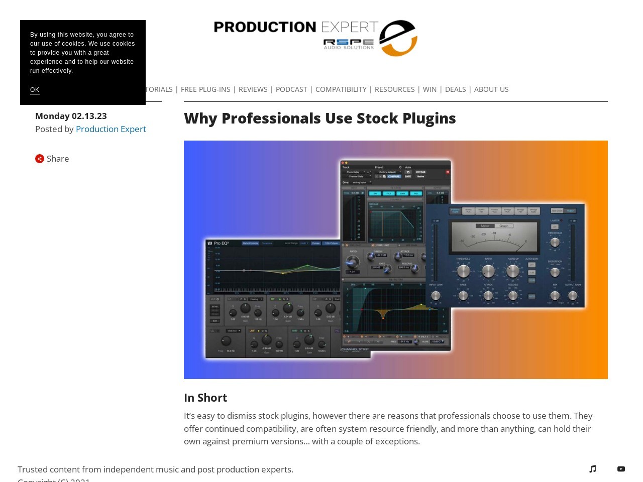 Why Professionals Use Stock Plugins | Production Expert