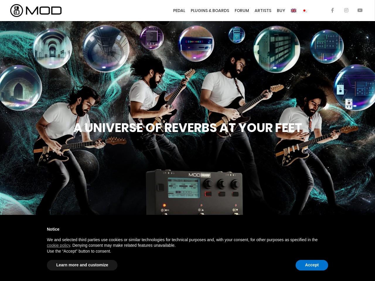 Reverb - MOD Audio website