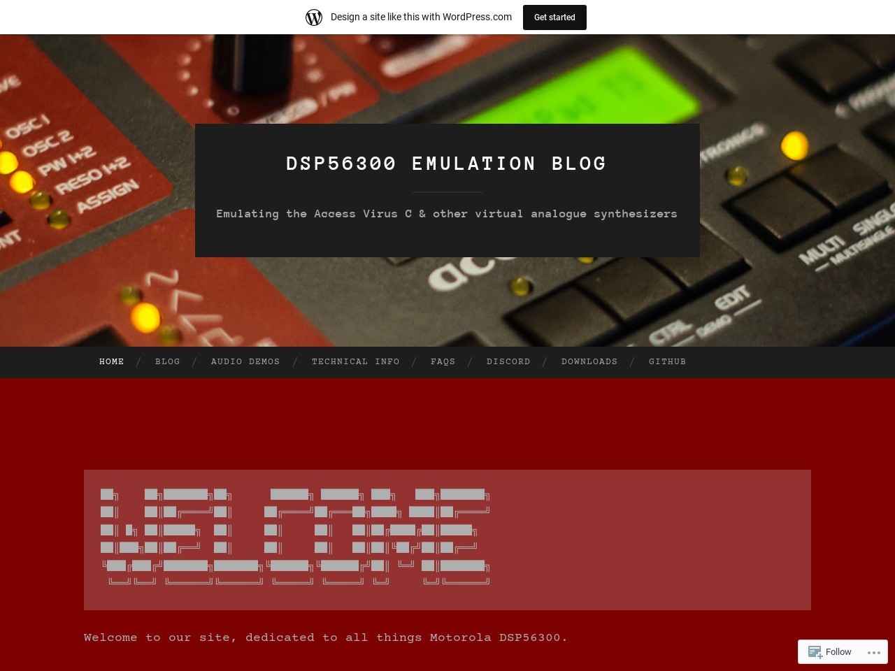 DSP56300 Emulation Blog | Emulating the Access Virus C & other virtual analogue synthesizers