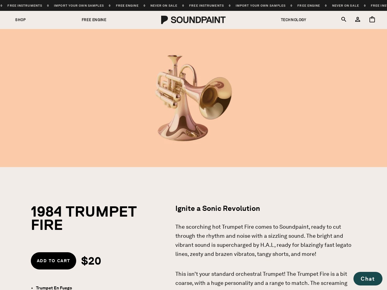 Soundpaint 1984 Trumpet Fire - Soundpaint VST