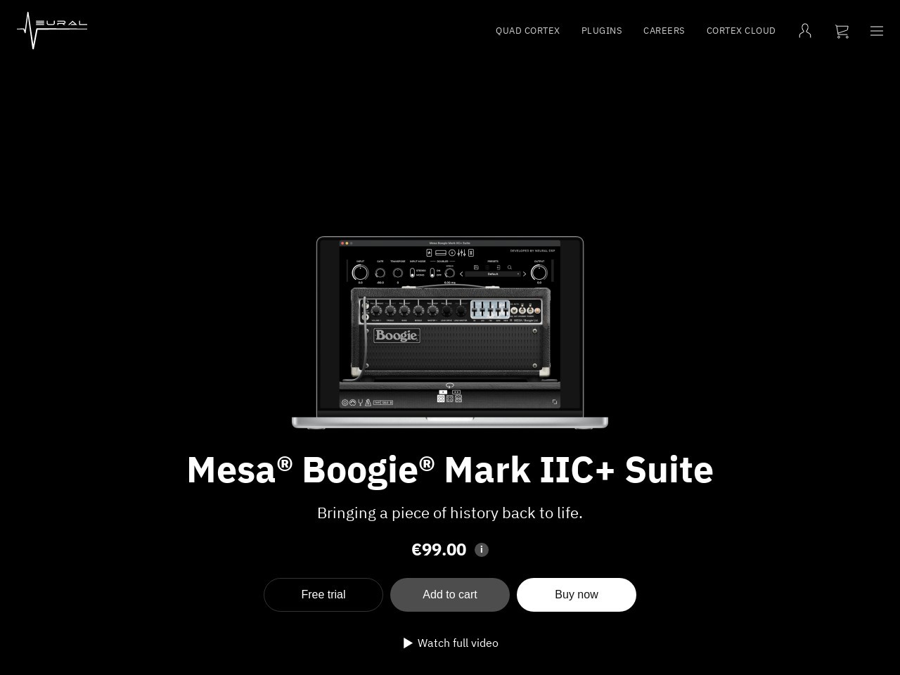 Mesa Boogie Mark IIC+ Suite - Neural DSP