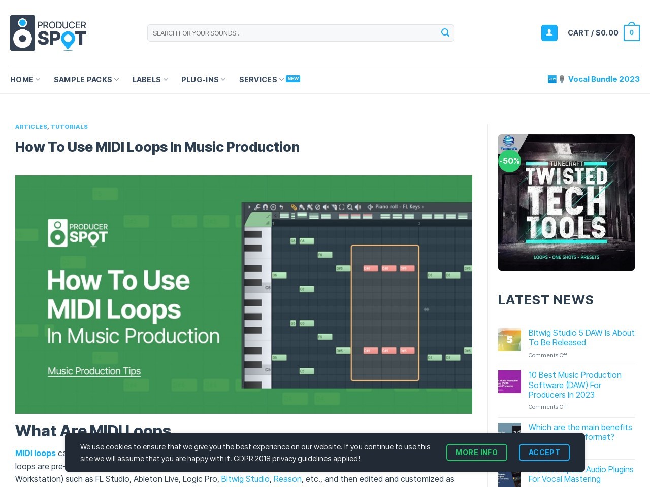 How To Use MIDI Loops In Music Production - Producer Spot