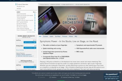 VIENNA SMART ORCHESTRA - Vienna Symphonic Library