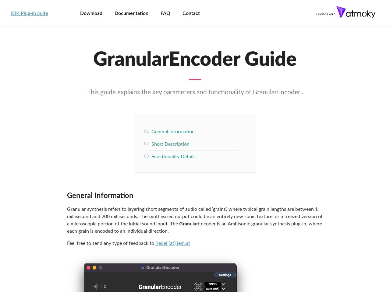 GranularEncoder Guide