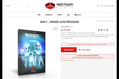 Saga 2 - Organic Alien Percussion - Red Room Audio