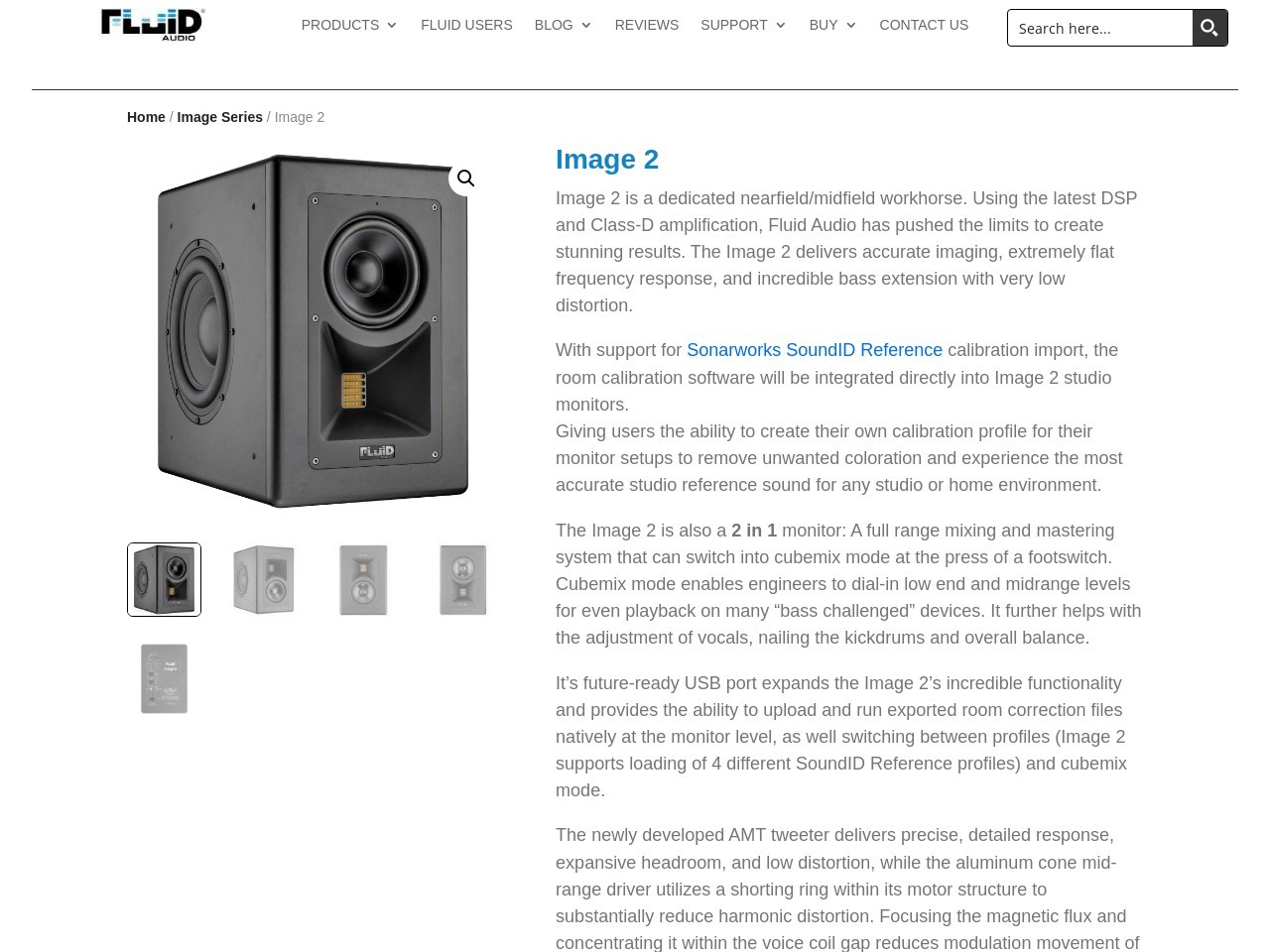 Fluid Audio Image 2 - 3-way Reference Studio Monitor NEW