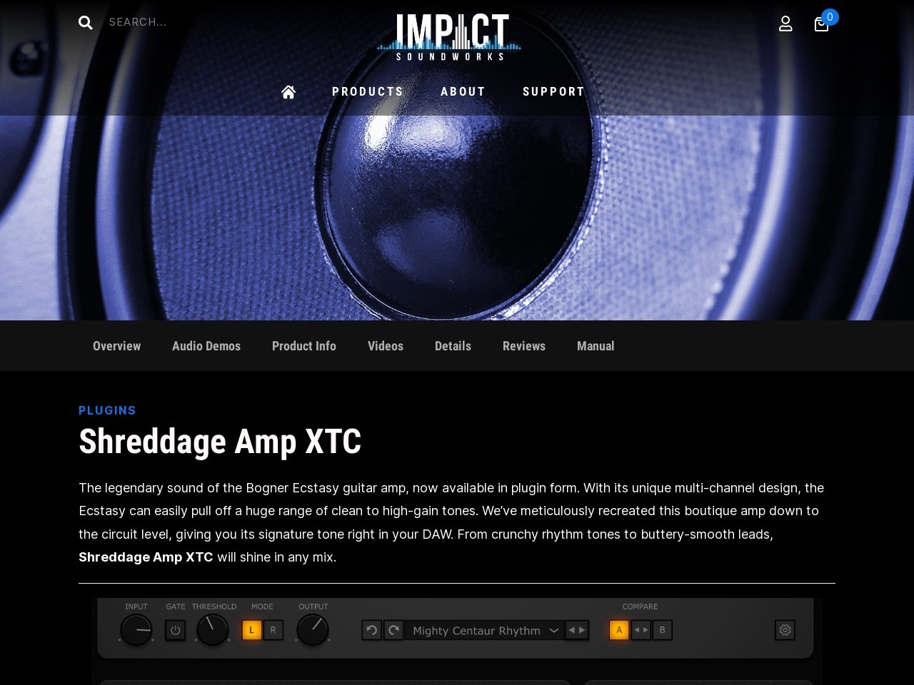 Shreddage Amp XTC (VST, AU, AAX Plugin) by Impact Soundworks