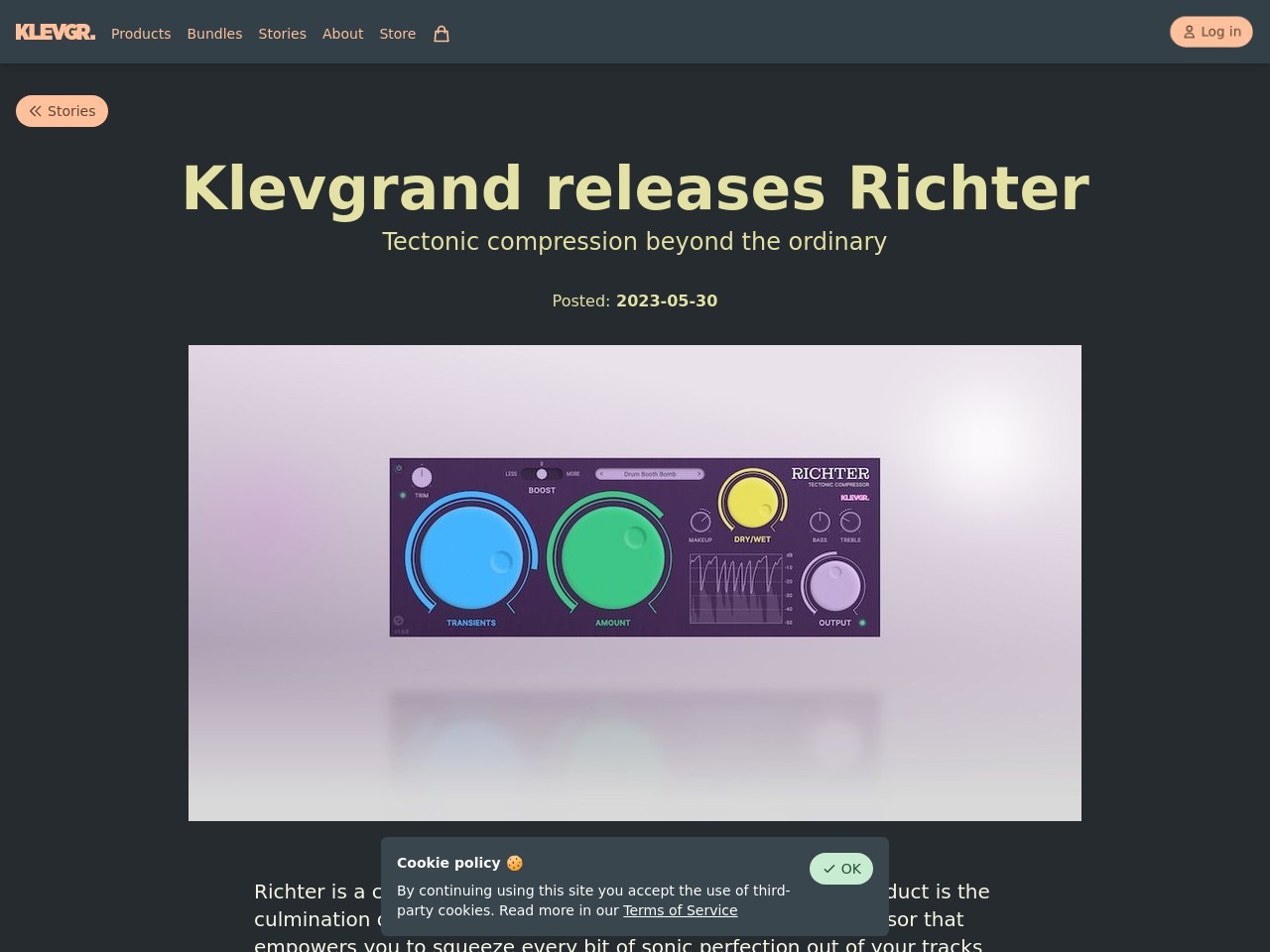 Klevgrand releases Richter