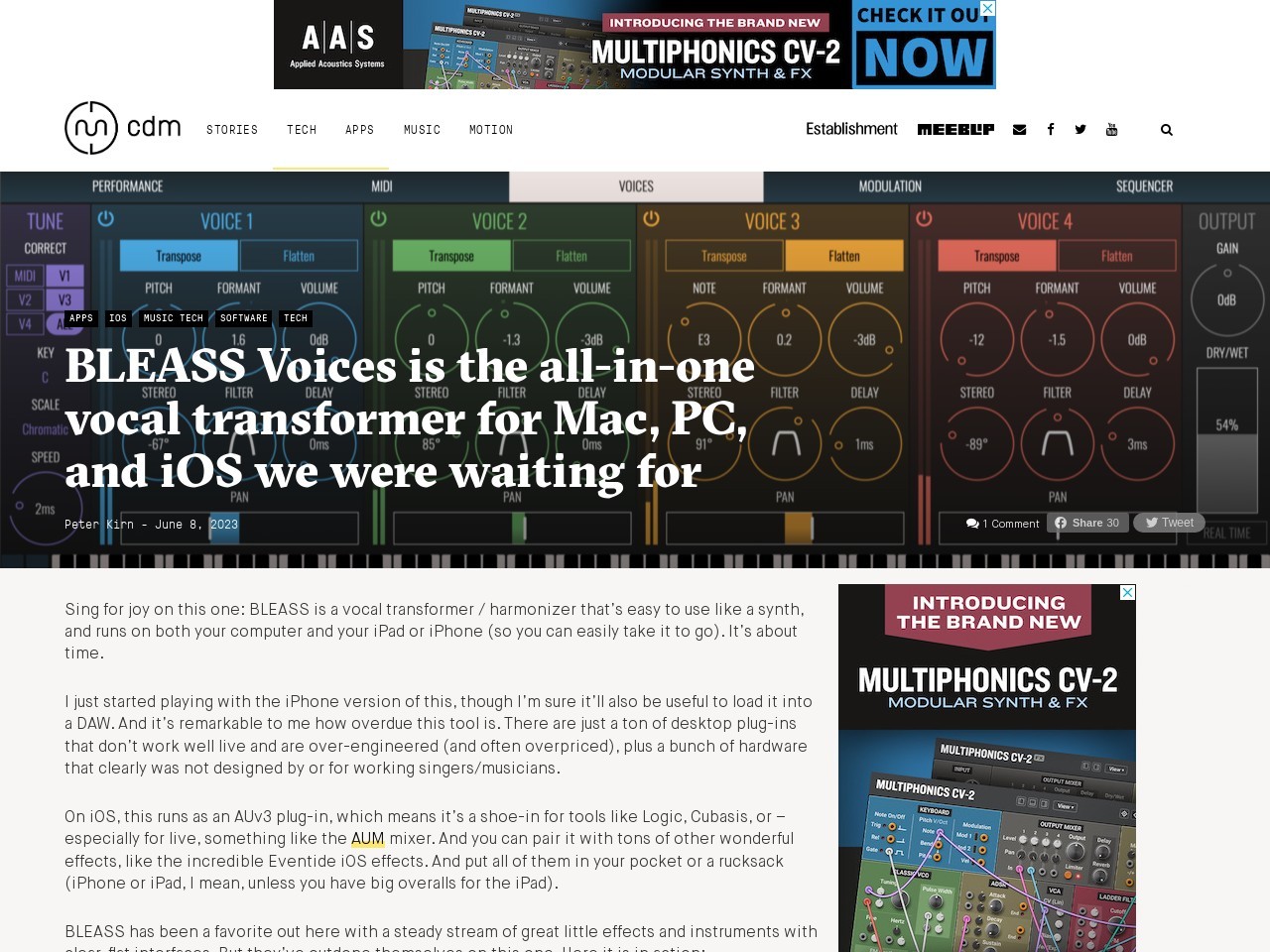 BLEASS Voices is the all-in-one vocal transformer for Mac, PC, and iOS we were waiting for - CDM Create Digital Music
