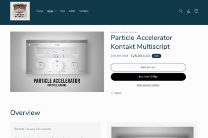 Grumpy Monkey “Particle Accelerator Kontakt Multiscript”