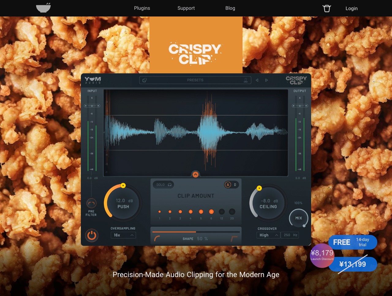 Crispy Clip by Yum Audio — Your Gateway to Absolute Clipping Accuracy.