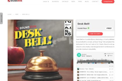 Soundiron Desk Bell - Free Tuned Percussion for Kontakt 7 Player