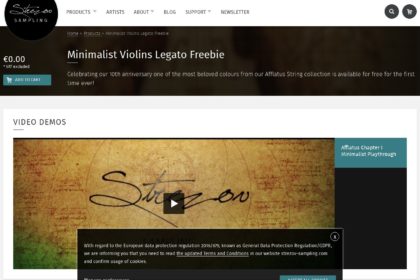 Minimalist Violins Legato Freebie