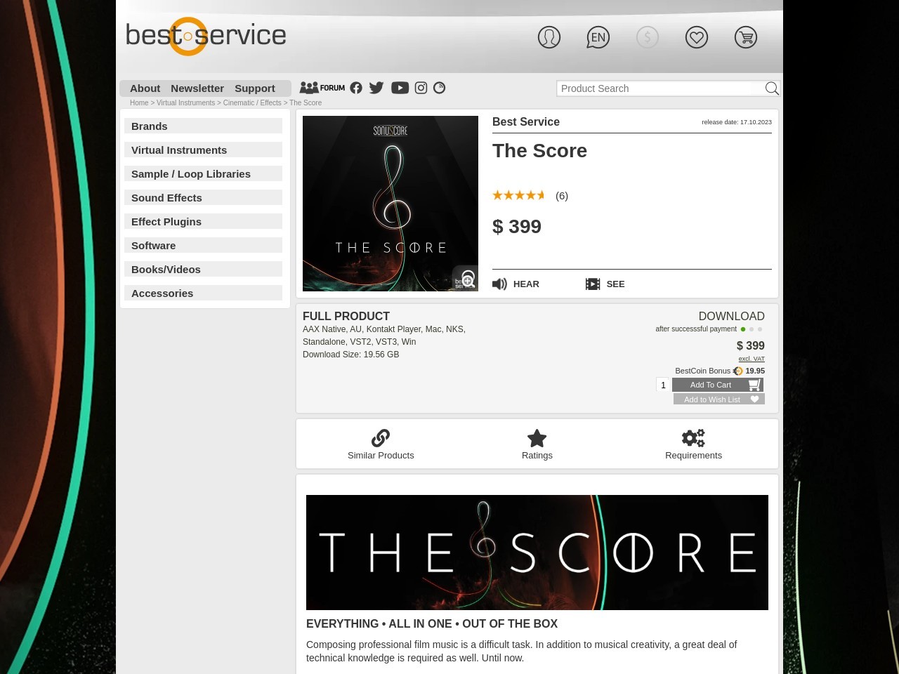 The Score | Best Service | bestservice.com | EN