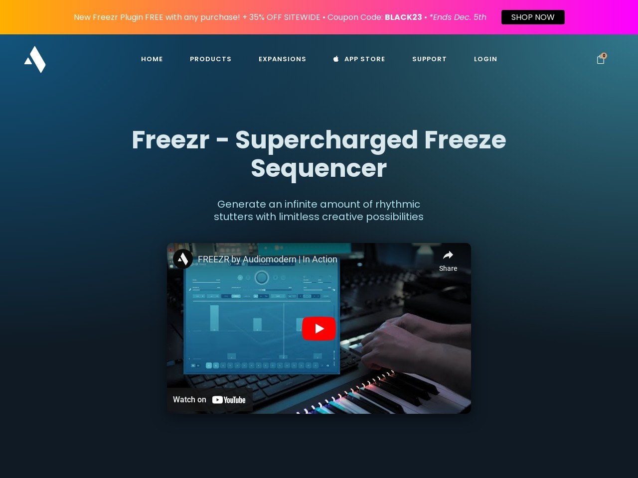 FREEZR by Audiomodern | Supercharged Freeze Sequencer