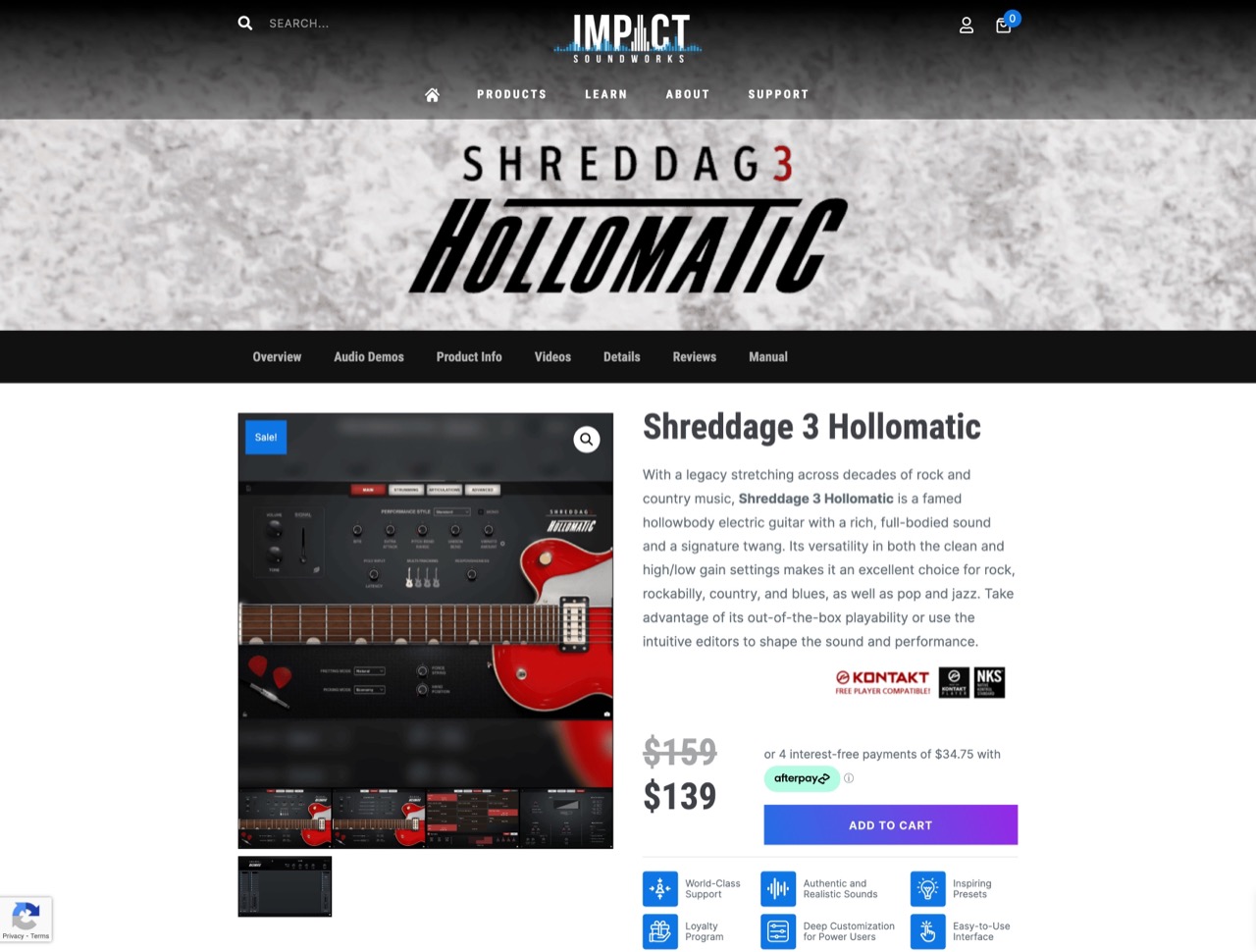 Shreddage 3 Hollomatic (VST, AU, AAX) Virtual Guitar Instrument