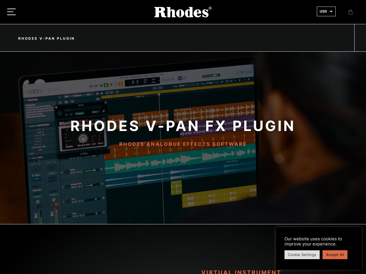 Rhodes V-Pan Plugin | Rhodes Music