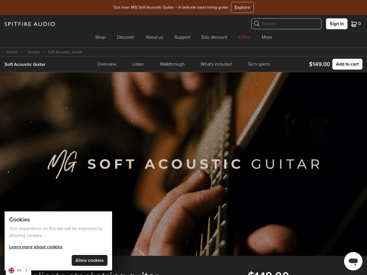 Soft Acoustic Guitar — Spitfire Audio