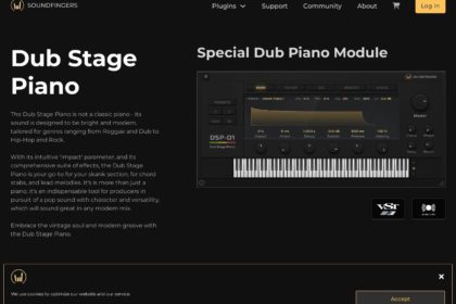 Soundfingers “Dub Stage Piano” [Free]