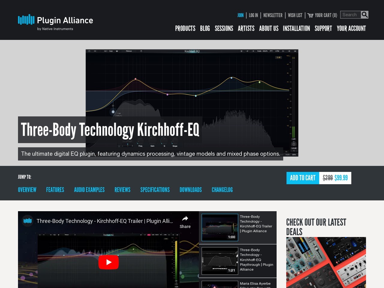 Three-Body Technology Kirchhoff-EQ - Plugin Alliance