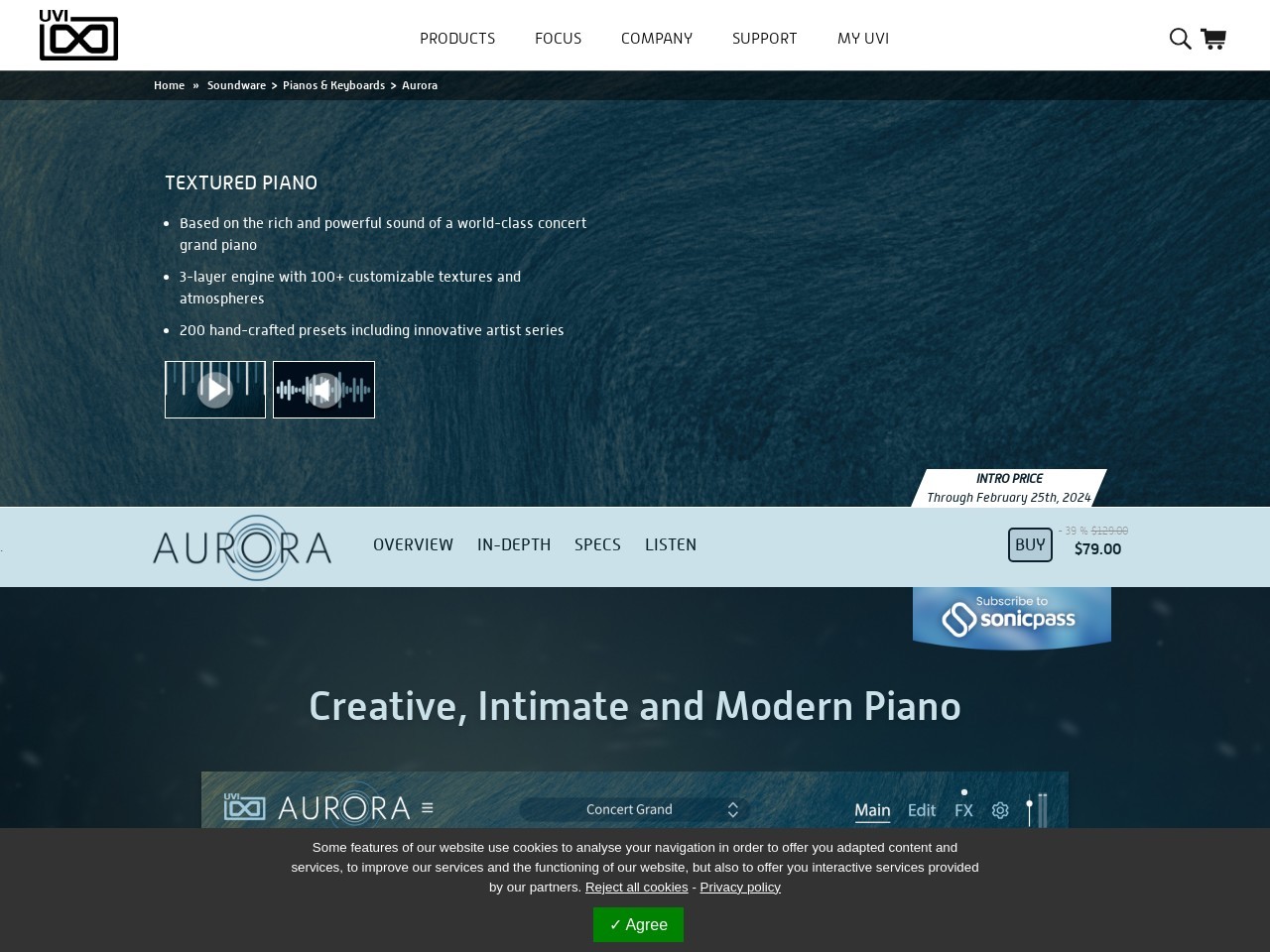Aurora - Textured Piano