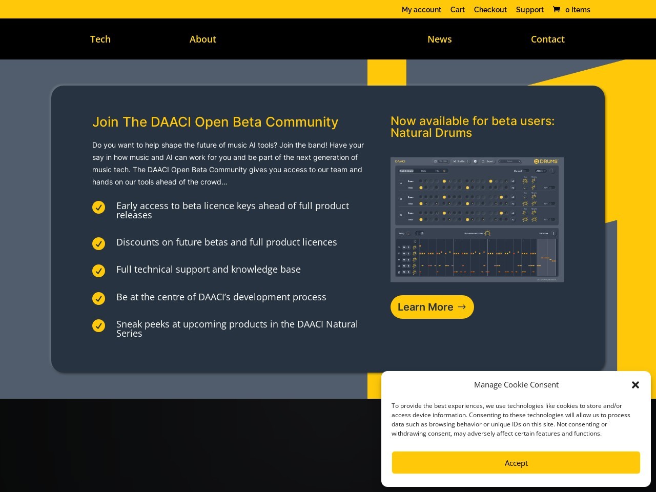 DAACI | A comprehensive ecosystem of collaborative and assistive music tools and technologies powered by in-depth musicology and the ethical use of AI.
