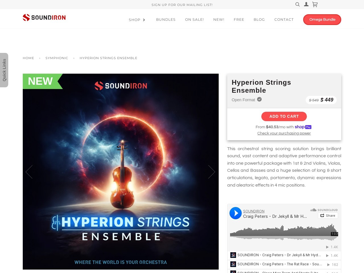 Soundiron Hyperion Strings Ensemble - Kontakt (VST, AU, AAX)