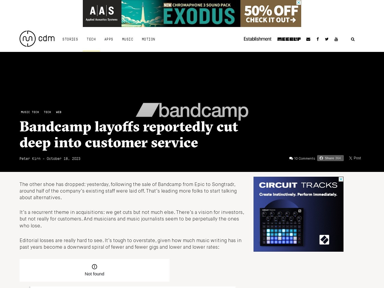 Bandcamp layoffs reportedly cut deep into customer service - CDM Create Digital Music