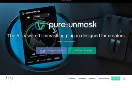 pure:unmask by sonible - The AI-powered unmasking plug-in for creators