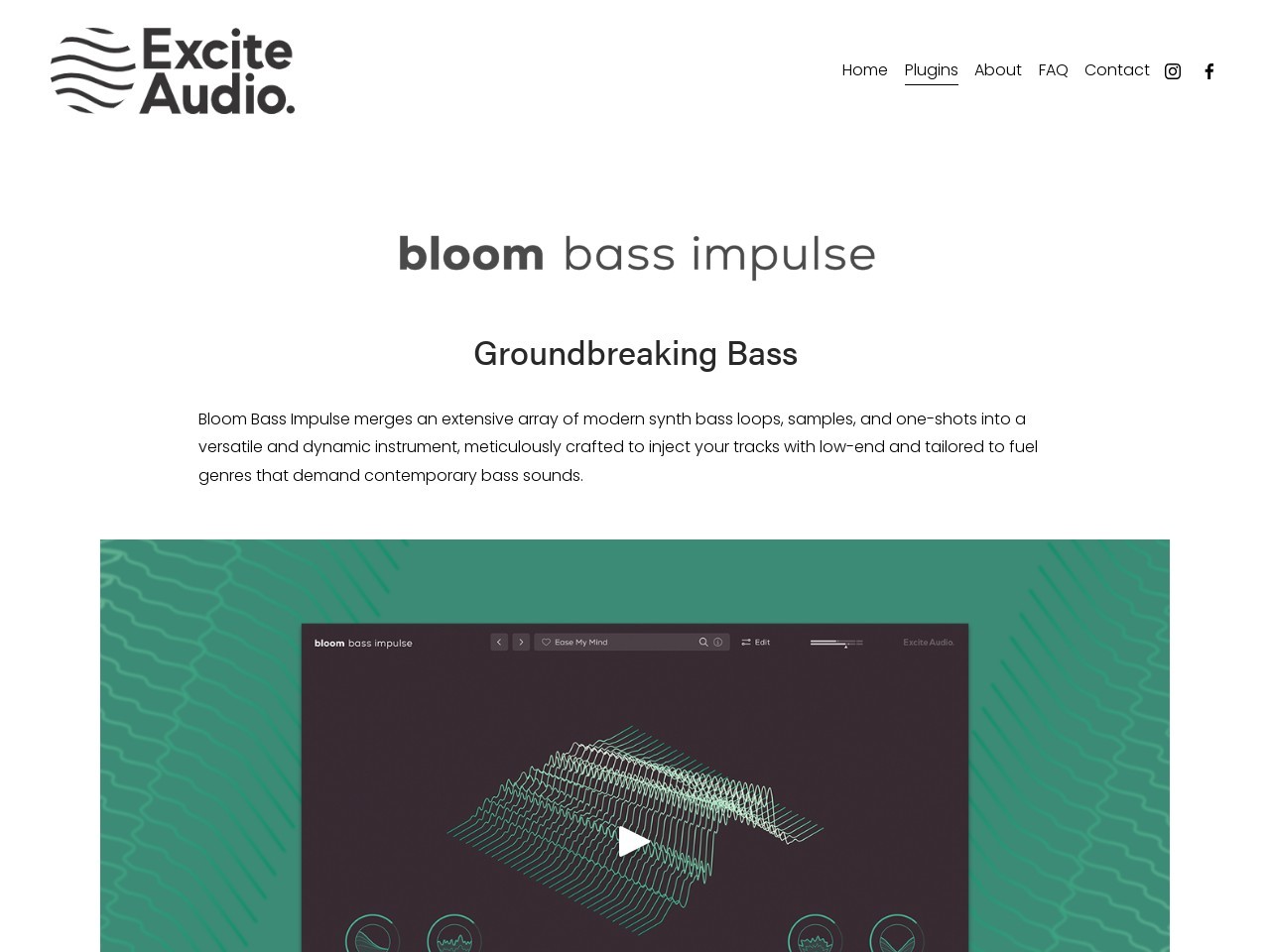 Bloom Bass Impulse — Excite Audio