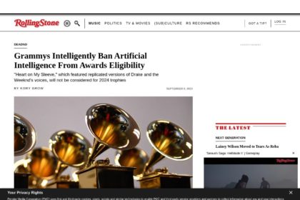 Grammys Bar AI-Created Fake Drake and Weeknd Song